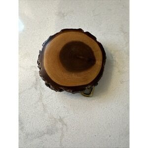 Vintage Wood Belt Buckle Handmade Craftsman